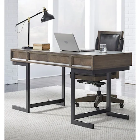 Contemporary Desk with Drop-Front Drawer